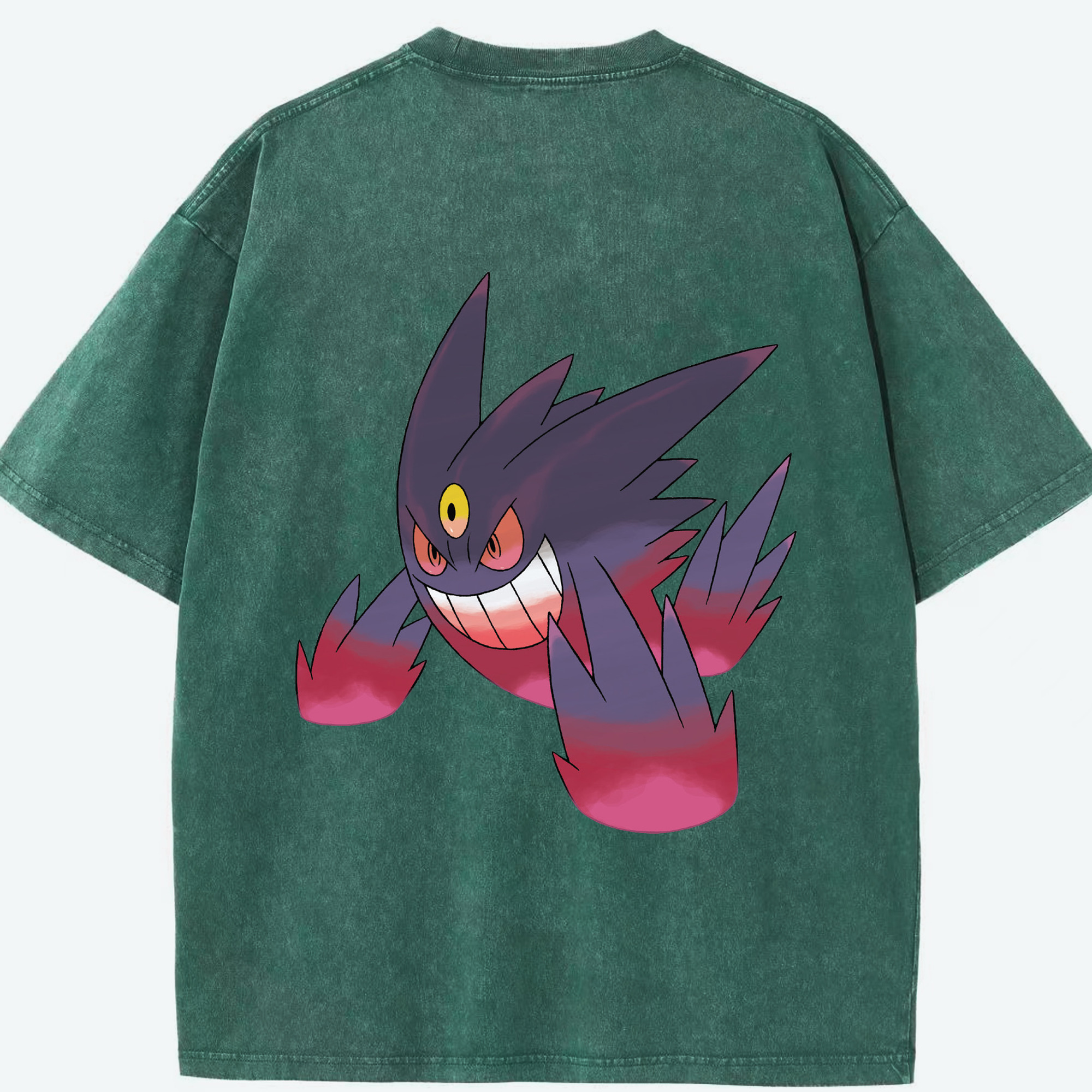（画像用） ポケットモンスター Pokémon 綿100% ヴィンテージ風 半袖Tシャツ（背面プリント）
